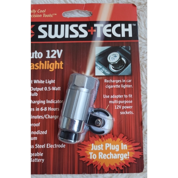 NEW Swiss Tech Auto 12V Flashlight - Picture 4 of 14